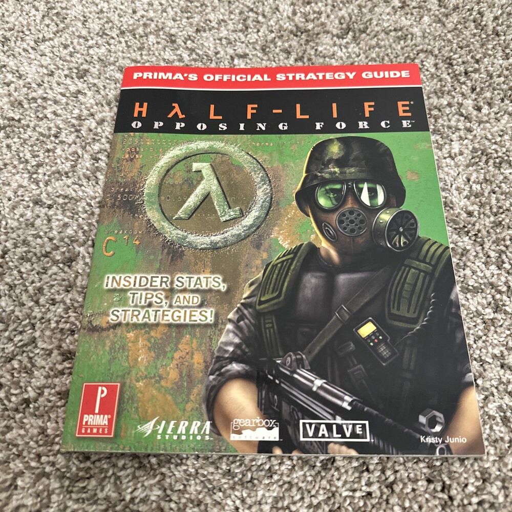 Half-Life Opposing Force: Prima's Official Strategy Guide  PB 1999 Kristy Junio